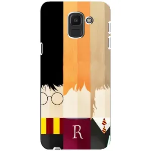 Чохли з Гаррі Поттером для Samsung Galaxy J6 2018, J600F (AlphaPrint) (обкладинка Гарі Потера)