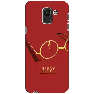Чохли з Гаррі Поттером для Samsung Galaxy J6 2018, J600F (AlphaPrint) (окуляри Гарі)