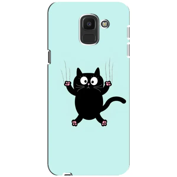 Чехол с принтом «Падающий кот» для Samsung Galaxy J6 2018 (J600F)