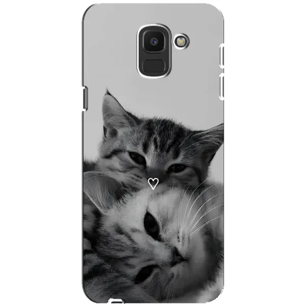 Чехол с принтом «Пара котов» для Samsung Galaxy J6 2018 (J600F)