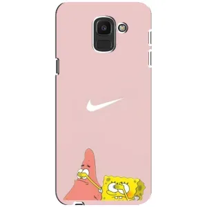 Чехол с принтом «Патрик и Губка» для Samsung Galaxy J6 2018 (J600F)