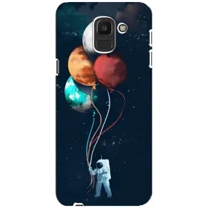Космические Чехлы для Самсунг Дж6 2018 (VPrint) (Планеты шарики)