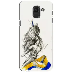 Чохли (Доброго вечора, ми за України) для Самсунґ Дж6 2018 (AlphaPrint) (Перемога)