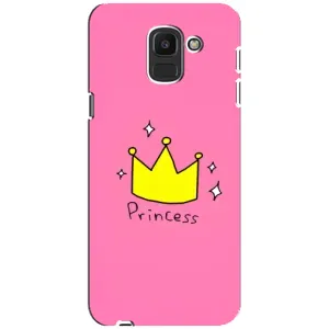Чохол з картинкою (Стильні) Самсунґ Дж6 2018 - (AlphaPrint) (Princess)