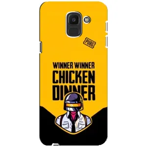 Чеjхол PUBG для Самсунґ Дж6 2018 (AlphaPrint) (Pubg шолом)