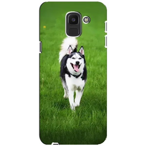 Чохол з принтом «Радісний Хаскі» для Samsung Galaxy J6 2018 (J600F) Чохол з принтом «Радісний Хаскі» для Samsung Galaxy J6 2018 (J600F)