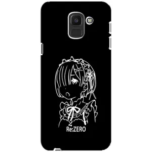 Чохли Персонажі Аніме Наруто для Samsung Galaxy J6 2018, J600F (AlphaPrint) (Re: Zero)