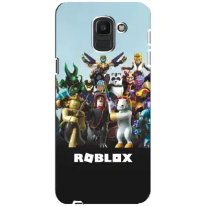Чехлы с топовыми принтами для Самсунг Дж6 2018 (ROBLEX)