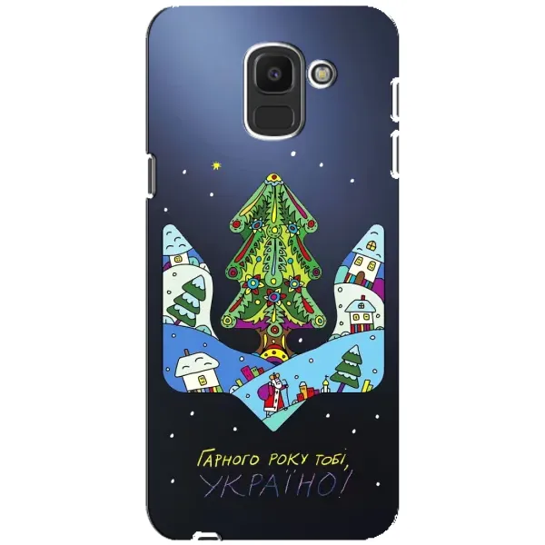 Чехол с принтом «Рождественский герб» для Samsung Galaxy J6 2018 (J600F)