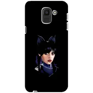 Чохли Венсдей на Samsung Galaxy J6 2018, J600F Уенсдей (AlphaPrint) (серйозна Венздей)