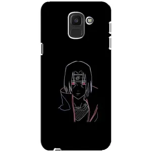 Чохли на тему: Ітачи Учіха для Samsung Galaxy J6 2018, J600F (AlphaPrint) (силует Ітачі)