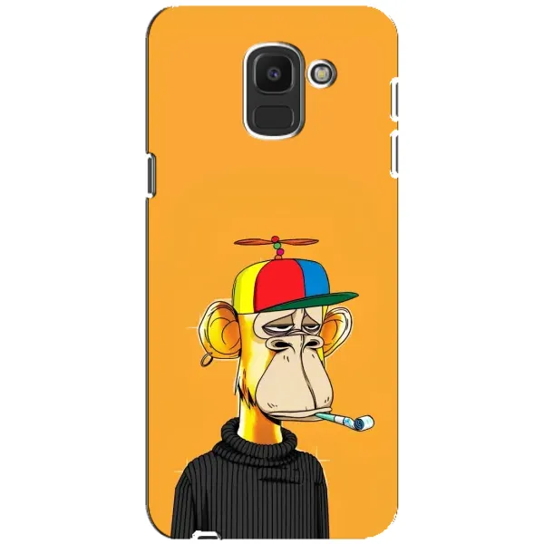 Чохол з принтом «Нудна мавпа NFT» для Samsung Galaxy J6 2018 (J600F) Чохол з принтом «Нудна мавпа NFT» для Samsung Galaxy J6 2018 (J600F)