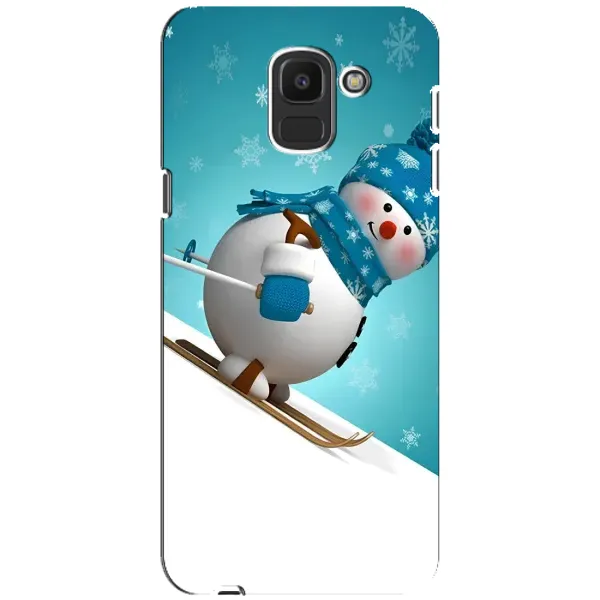 Чохол з принтом «Сніговик на лижах» для Samsung Galaxy J6 2018 (J600F) Чохол з принтом «Сніговик на лижах» для Samsung Galaxy J6 2018 (J600F)