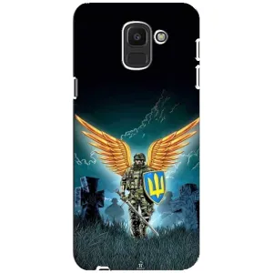 Чехлы с картинкой ЗСУ для Samsung Galaxy J6 2018, J600F (AlphaPrint) (Солдат ЗСУ)
