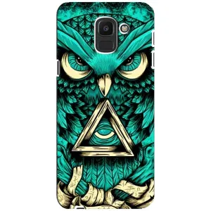 Чохол з пташками на Samsung Galaxy J6 2018, J600F (VPrint) (Сова з оком)