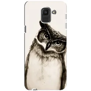 Чохол з пташками на Samsung Galaxy J6 2018, J600F (VPrint) (Сова)