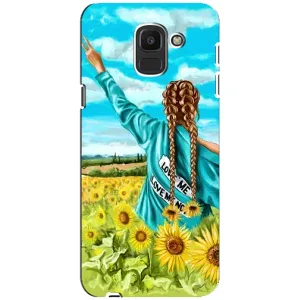 Чохол для Патріота України Samsung Galaxy J6 2018, J600F - (AlphaPrint) (Україночка)