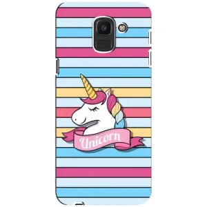 Чохол для Самсунґ Дж6 2018 - (Єдинорожки - Новинки) (AlphaPrint) (Unicorn)