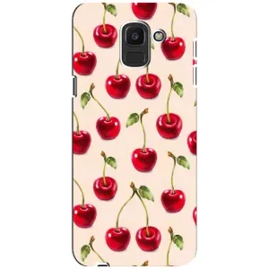 Чохли з фруктами для Samsung Galaxy J6 2018, J600F (VPrint) (Черешня)