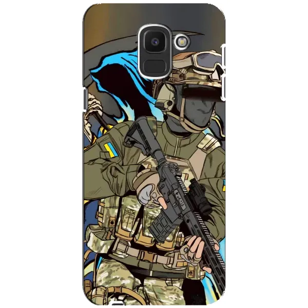 Чохол з принтом «Воїн ЗСУ» для Samsung Galaxy J6 2018 (J600F) Чохол з принтом «Воїн ЗСУ» для Samsung Galaxy J6 2018 (J600F)
