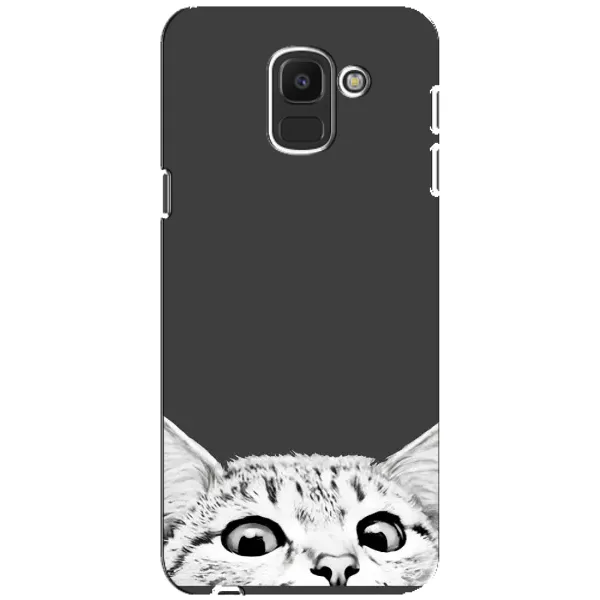 Чохол з принтом «Виглядає котик» для Samsung Galaxy J6 2018 (J600F) Чохол з принтом «Виглядає котик» для Samsung Galaxy J6 2018 (J600F)