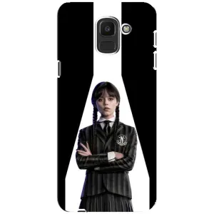 Чохли Венсдей на Samsung Galaxy J6 2018, J600F Уенсдей (AlphaPrint) (W-Wednesday)
