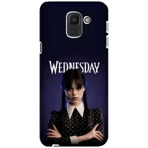 Силиконовый чехол с картинкой для Samsung Galaxy J6 2018, J600F (Wednesday)
