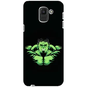Чохли з героями Марвел Samsung Galaxy J6 2018, J600F (VPrint) (Зелений Халк)