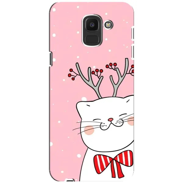Чохол з принтом «Зимовий кіт» для Samsung Galaxy J6 2018 (J600F) Чохол з принтом «Зимовий кіт» для Samsung Galaxy J6 2018 (J600F)