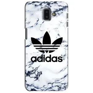 Чехлы Адидас для Samsung Galaxy J6 Plus, J6 Plus, J610 (AlphaPrint) (Адидас на мраморе)