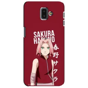 Чехлы Персонажи Аниме Наруто для Samsung Galaxy J6 Plus, J6 Plus, J610 (AlphaPrint) (Аниме Сакура)