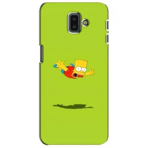Чехол с Симпсонами для Samsung Galaxy J6 Plus, J6 Plus, J610 (VPrint) (Барт Симпсон)