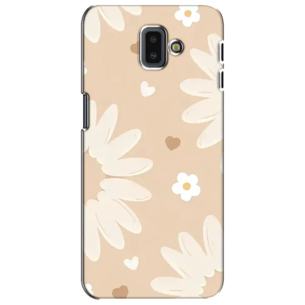 Чехол с принтом «Бежевые цветы» для Samsung Galaxy J6 Plus 2018 (J610) Чехол с принтом «Бежевые цветы» для Samsung Galaxy J6 Plus 2018 (J610)