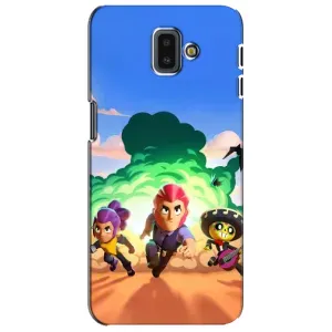 Чехол для Samsung Galaxy J6 Plus, J6 Plus, J610 Бравл Старс (VPrint) (Бравел Старс)