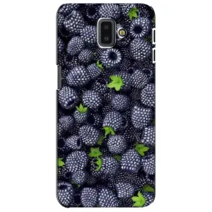 Чохли з фруктами для Samsung Galaxy J6 Plus, J6 Plus, J610 (VPrint) (Ожина)
