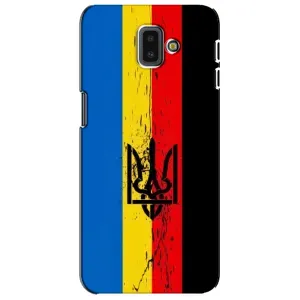 Украинские Чехлы для Samsung Galaxy J6 Plus, J6 Plus, J610 с картинкой УПА (AlphaPrint) (Флаг УПА)