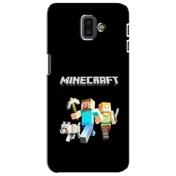 Чехол с принтом «герои Minecraft» для Samsung Galaxy J6 Plus 2018 (J610)
