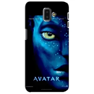 Чехлы с фильма АВАТАР для Samsung Galaxy J6 Plus, J6 Plus, J610 (AlphaPrint) (глаз Аватара)