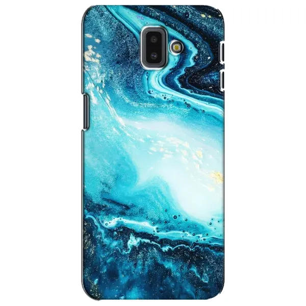 Чохол з принтом «Блакитний мрамор» для Samsung Galaxy J6 Plus 2018 (J610)