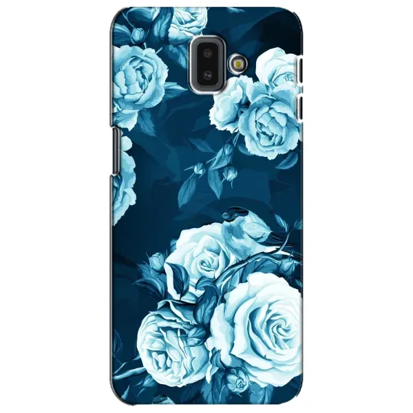 Чехол с принтом «Голубые Бутоны» для Samsung Galaxy J6 Plus 2018 (J610) Чехол с принтом «Голубые Бутоны» для Samsung Galaxy J6 Plus 2018 (J610)