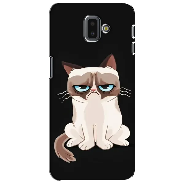 Чехол с принтом «Грустный кот» для Samsung Galaxy J6 Plus 2018 (J610)