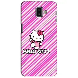 Чехол для Ребёнка на Самсунг J6 Плюс, J6+ 2018 (J610) (VPrint) (Hello Kytty)