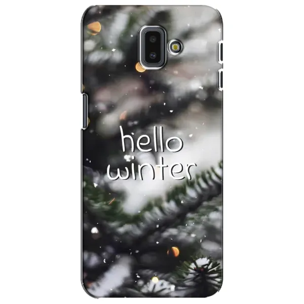 Чехол с принтом «Hello winter» для Samsung Galaxy J6 Plus 2018 (J610)