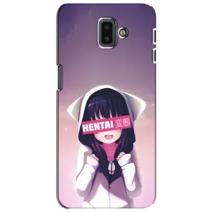 Чехлы Персонажи Аниме Наруто для Samsung Galaxy J6 Plus, J6 Plus, J610 (AlphaPrint) (Hentai chan)