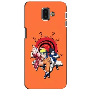 Naruto Anime Чехлы для Самсунг J6 Плюс, J6+ 2018 (J610) (AlphaPrint) (команда Наруто)