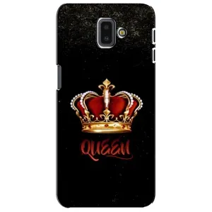 Чехол с Короной Самсунг J6 Плюс, J6+ 2018 (J610) - (AlphaPrint) (Корона короля)