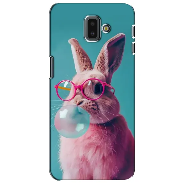 Чохол з принтом «Кролик в окулярах» для Samsung Galaxy J6 Plus 2018 (J610) Чохол з принтом «Кролик в окулярах» для Samsung Galaxy J6 Plus 2018 (J610)