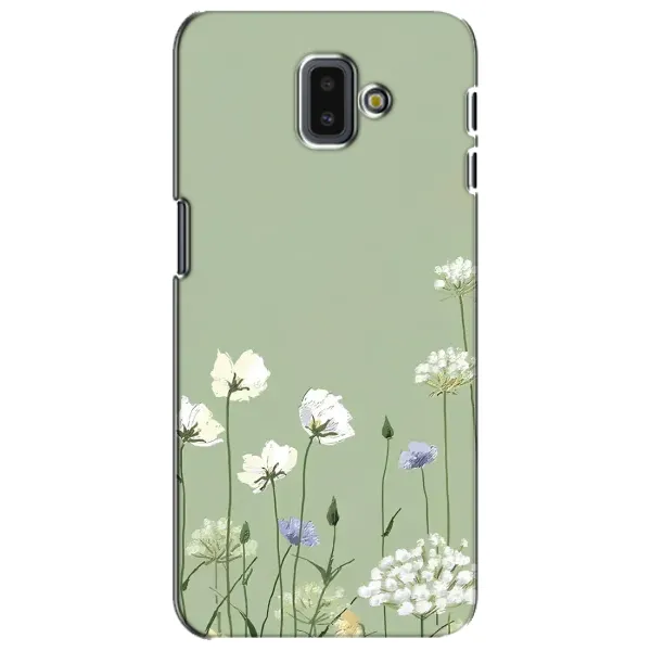 Чехол с принтом «Цветы на зеленом» для Samsung Galaxy J6 Plus 2018 (J610) Чехол с принтом «Цветы на зеленом» для Samsung Galaxy J6 Plus 2018 (J610)