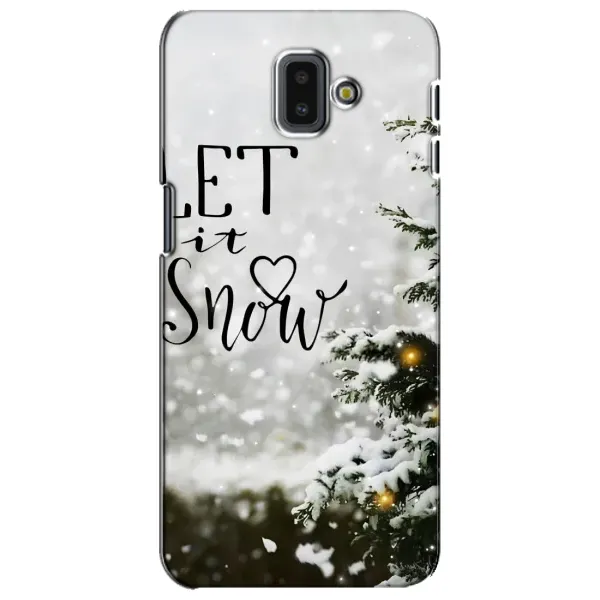 Чехол с принтом «Let it snow» для Samsung Galaxy J6 Plus 2018 (J610)
