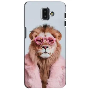Чохол з принтом «Лев в окулярах» для Samsung Galaxy J6 Plus 2018 (J610)
